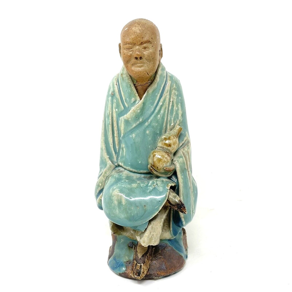 Vintage Chinese Mudmen Collectible Figurine Hand Crafted Detailed Potter's Hole